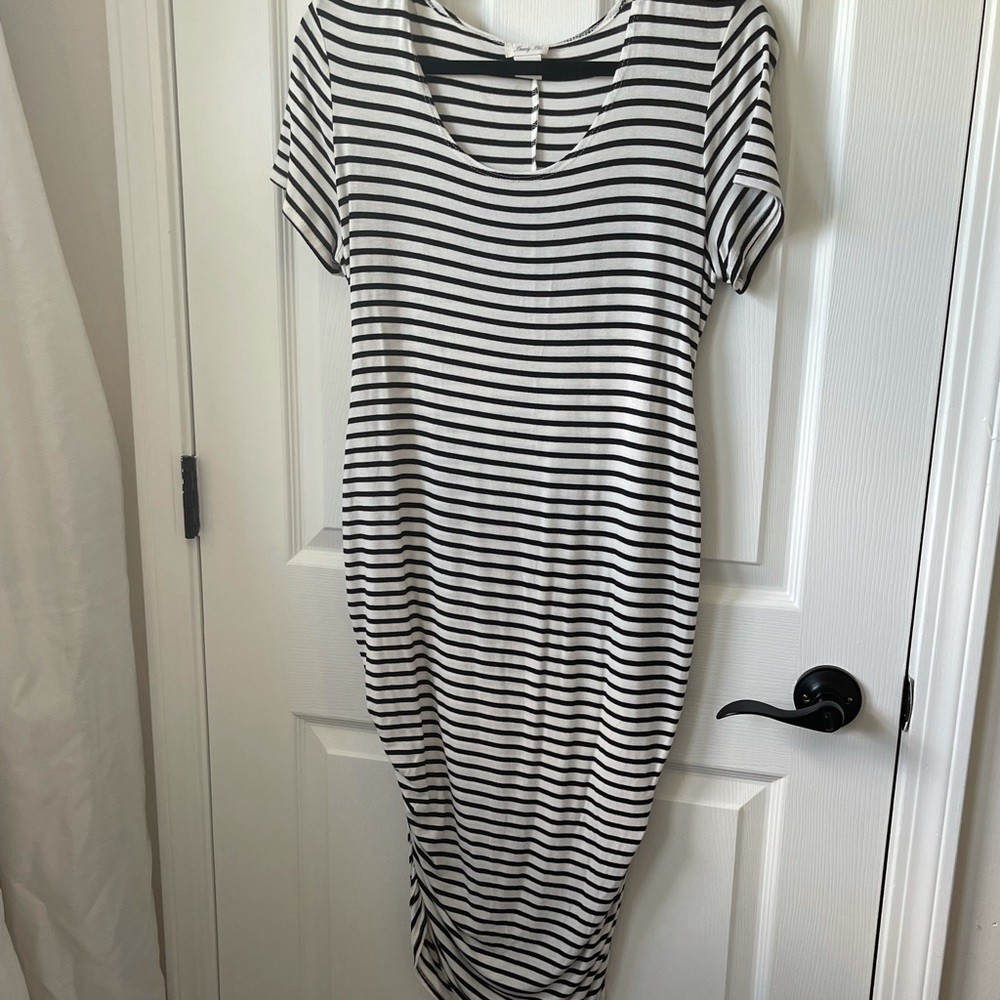 Brandy blue maternity dress